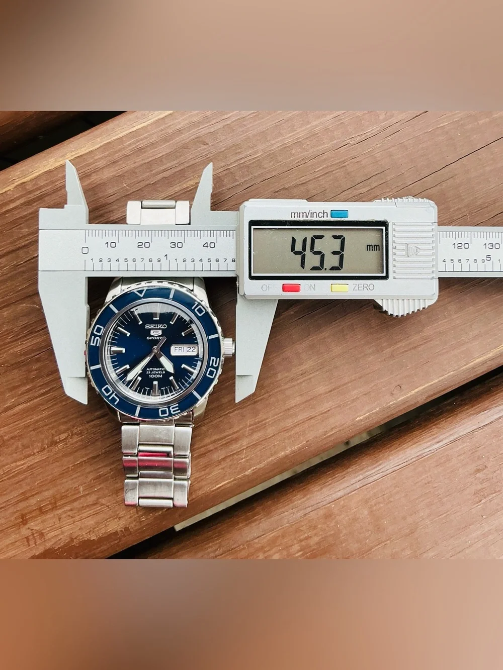 Seiko 5 Sports Men's Blue Stainless Steel Automatic Watch🔥🔥